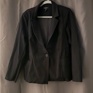 Torrid Black Blazer Classic Suit Jacket